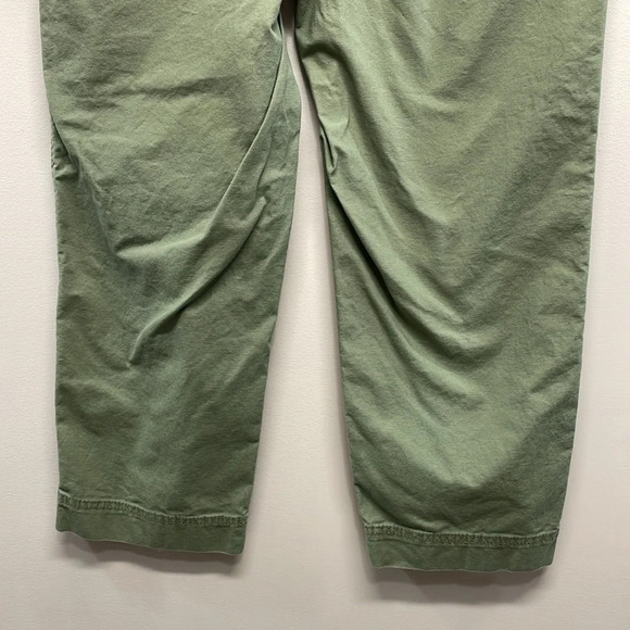 NWOT Talbots Relaxed Pants Olive Green 10 - Picture 6 of 14